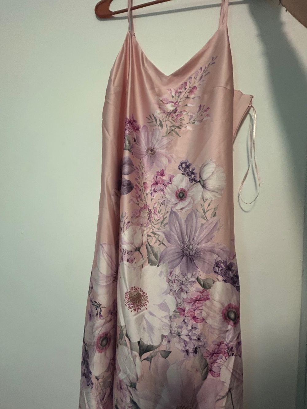 Satin Long dress